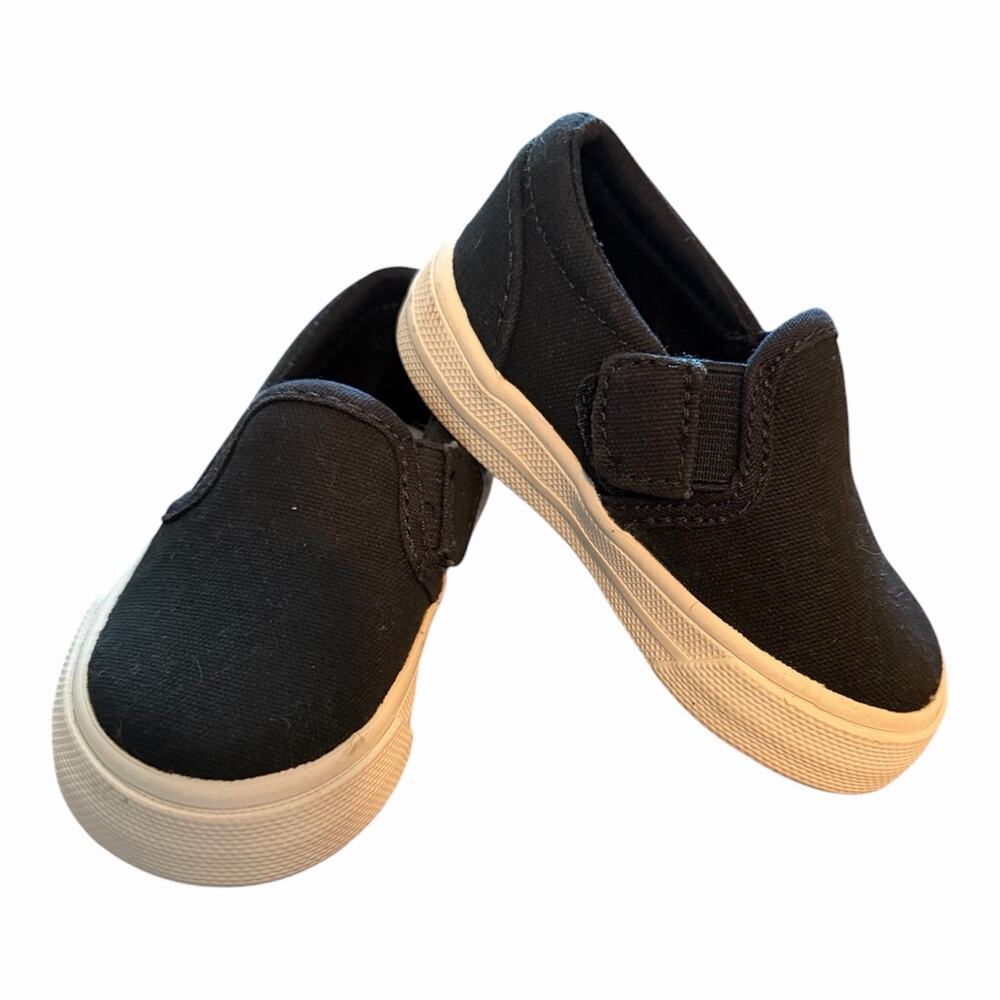 NWOT Children's Place Toddler Boys Navy Blue Tidal Slip On Sneaker Shoes Size 4